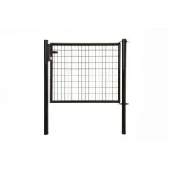 Poort Napoli Ral 9005 Zwart 170x125 Cm