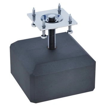 Betontegel 18x18x10 Inclusief Plaat 1 Betontegel 18x18x10 Inclusief Plaat