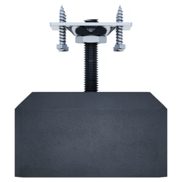 Betontegel 18x18x10 Inclusief Plaat 2 Betontegel 18x18x10 Inclusief Plaat - Afbeelding 2