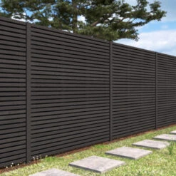 Schutting Andalusië Ca.180x180cm Zwart -Tuinonderhoud buiten 123 1086