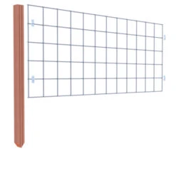 Gaas Volgpakket Tuinhek Hardhout 75x180cm liggend -Tuinonderhoud buiten 123 1101