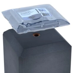 Betonpoer Antraciet Inclusief Plaat -Tuinonderhoud buiten 123 1111