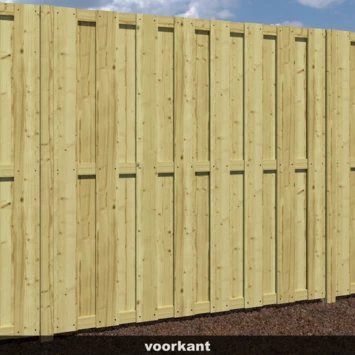 Schutting Royal Grenen Ca. 180x180 Cm 3 Schutting Royal Grenen Ca. 180x180 Cm - Afbeelding 3