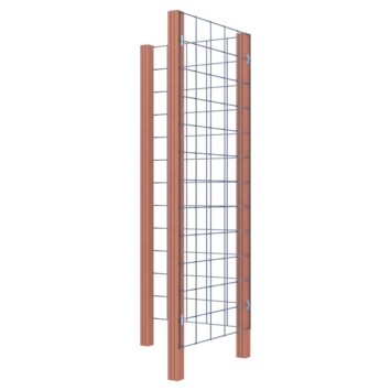 Gaas Startpakket Tuinhek Hardhout 180x75cm 8 Gaas Startpakket Tuinhek Hardhout 180x75cm - Afbeelding 8
