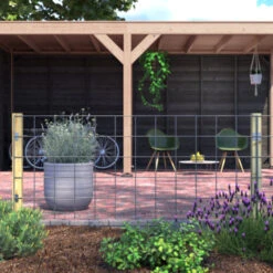 Gaas Volgpakket Tuinhek Grenen 180x75cm Liggend  -Tuinonderhoud buiten 123 1538