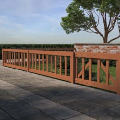 Tuinhek Hardhout Colorado Ca. 60x180 Cm -Tuinonderhoud buiten 123 1567