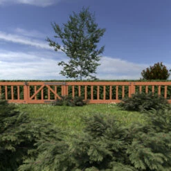 Tuinhek Hardhout Colorado Ca. 60x180 Cm -Tuinonderhoud buiten 123 1569