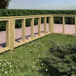 Tuinhek Grenen Donau Ca. 60x180 Cm -Tuinonderhoud buiten 123 1585