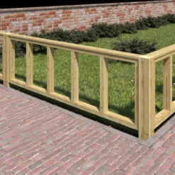 Tuinhek Grenen Donau Ca. 60x180 Cm -Tuinonderhoud buiten 123 1586