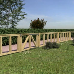 Tuinhek Grenen Donau Ca. 60x180 Cm -Tuinonderhoud buiten 123 1588