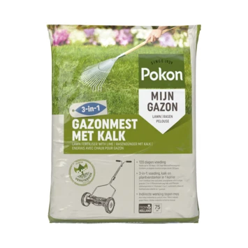 Pokon Gazonmest Met Kalk 3-in-1 5kg 4 Pokon Gazonmest Met Kalk 3-in-1 5kg - Afbeelding 4