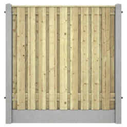 Houtbetonschutting Grijs Grenen Per Meter -Tuinonderhoud buiten 123 1771