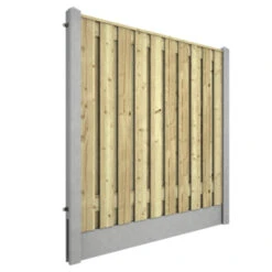 Houtbetonschutting Grijs Grenen Per Meter -Tuinonderhoud buiten 123 1773