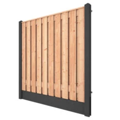 Houtbetonschutting Antraciet Douglas Per Meter -Tuinonderhoud buiten 123 1786