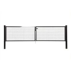 Napoli Dubbele Poort Zwart 170x2x150cm RAL9005