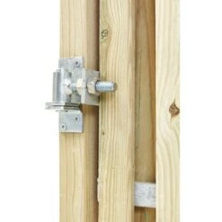 Poort Voor Houtbetonschutting Grenen Linksdraaiend 100cm Breed -Tuinonderhoud buiten 123 1808