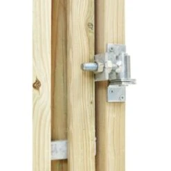 Poort Voor Houtbetonschutting Grenen Rechtsdraaiend 100cm Breed -Tuinonderhoud buiten 123 1821