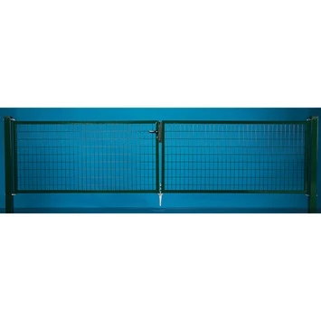 Dubbele Poort Napoli Ral 7016 Antraciet 170x400 Cm 2 Dubbele Poort Napoli Ral 7016 Antraciet 170x400 Cm - Afbeelding 2