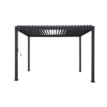 Pergola Deluxe Zwart 3x3,6m 1 Pergola Deluxe Zwart 3x3,6m