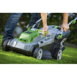 LUX 20V Accu Grasmaaier 37cm Incl. 2 Accu's 4,0Ah + Lader -Tuinonderhoud buiten 123 2056