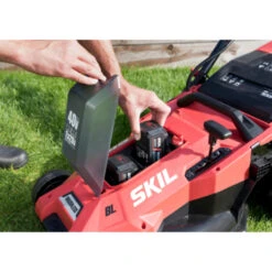SKIL 20V Grasmaaier 0140BA Brushless 43cm + 2 Accu's 4,0Ah + Snellader -Tuinonderhoud buiten 123 2421