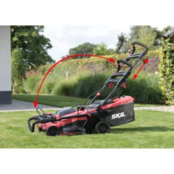 SKIL 20V Grasmaaier 0140BA Brushless 43cm + 2 Accu's 4,0Ah + Snellader -Tuinonderhoud buiten 123 2422