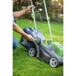 LUX 20V Accu Grasmaaier 33cm Incl. 2 Accu's 4,0Ah + Lader -Tuinonderhoud buiten 123 2528