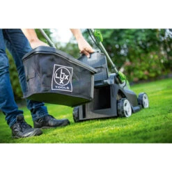 LUX 20V Accu Grasmaaier 33cm Incl. 2 Accu's 4,0Ah + Lader -Tuinonderhoud buiten 123 2530