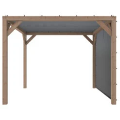 Pergola Silvano Douglas Incl. Schaduwdoek & Zijdoek 324x324 Cm -Tuinonderhoud buiten 123 256