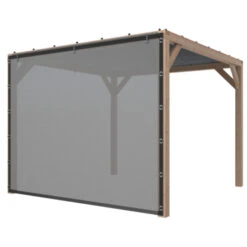 Pergola Silvano Douglas Incl. Schaduwdoek & Zijdoek 324x324 Cm -Tuinonderhoud buiten 123 258