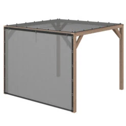 Pergola Silvano Douglas Incl. Schaduwdoek & Zijdoek 324x324 Cm -Tuinonderhoud buiten 123 260