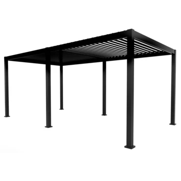 Pergola Classic Zwart 3x6m 1 Pergola Classic Zwart 3x6m