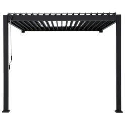Pergola Classic Zwart 3x3 - 2 Palen