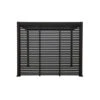 Zijwand Louvre Voor Pergola Classic & Deluxe Zwart 400 Series