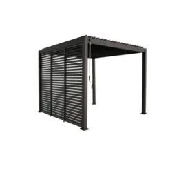 Zijwand Louvre Voor Pergola Classic & Deluxe Zwart 400 Series -Tuinonderhoud buiten 123 354