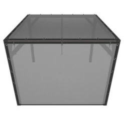 Pergola Silvano Zwart Inclusief Zijdoek -Tuinonderhoud buiten 123 371