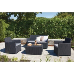 Keter Loungeset Mia Incl. Kussenbox -Tuinonderhoud buiten 123 3831