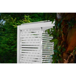 Zijwand Louvre Voor Pergola Classic & Deluxe Wit 400 Series -Tuinonderhoud buiten 123 384