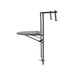 Balkontafel Halfrond Antraciet -Tuinonderhoud buiten 123 3843