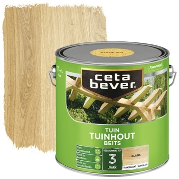 CetaBever Tuinhoutbeits Transparant Blank 2,5 L 1 CetaBever Tuinhoutbeits Transparant Blank 2,5 L