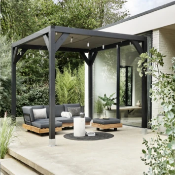 Pergola Silvano Zwart 1 Pergola Silvano Zwart