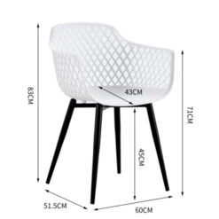 Stoel Savona Wit -Tuinonderhoud buiten 123 4211