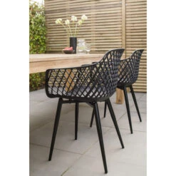 Stoel Savona Zwart -Tuinonderhoud buiten 123 4272