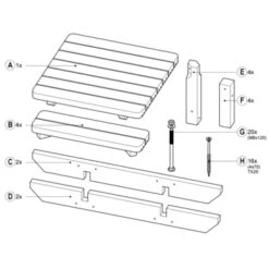 Kinderpicknicktafel Julia -Tuinonderhoud buiten 123 4328