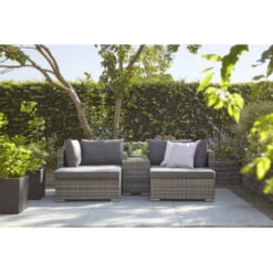 Loungeset Santiago Antraciet -Tuinonderhoud buiten 123 4440