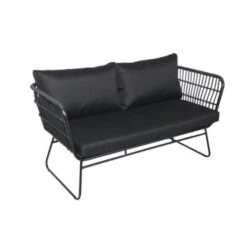 Tuinonderhoud buiten 28 Loungebank Madrid Zwart