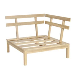 Tuinonderhoud buiten 24 Palletbank Hoekdeel