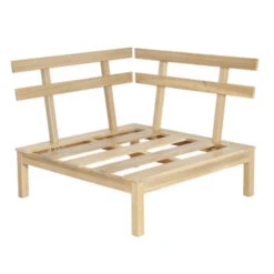 Palletbank Hoekdeel -Tuinonderhoud buiten 123 4488