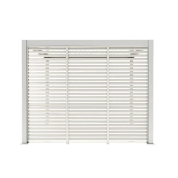 Zijwand Louvre Voor Pergola Classic & Deluxe Wit 300 Series 4 Zijwand Louvre Voor Pergola Classic & Deluxe Wit 300 Series - Afbeelding 4