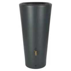 Garantia Regenton Met Plantenbak Vaso Antraciet 220 Liter